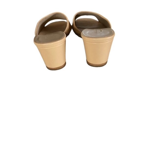 Everlane The Wedge Leather Sandal in Apricot 8.5 - Picture 6 of 7